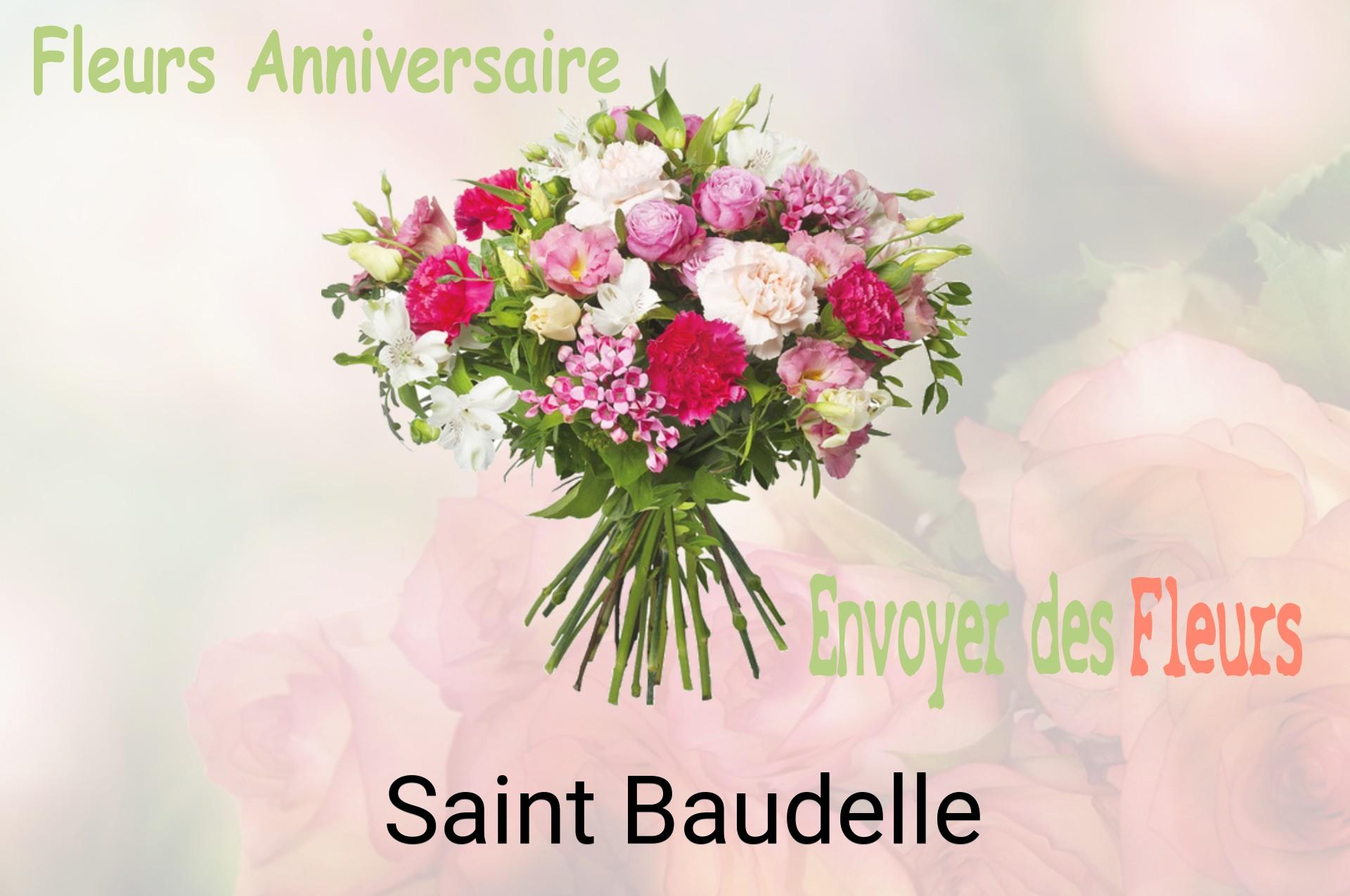 Bouquet de fleurs d’anniversaire livré à Saint-Baudelle